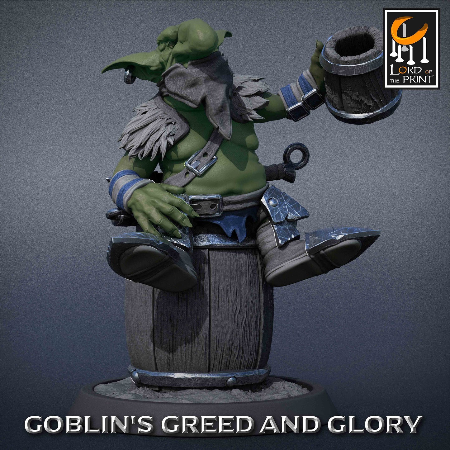 Goblin Party - 7 Lord of the Print Miniatures | Dungeons & Dragons | Pathfinder | Tabletop