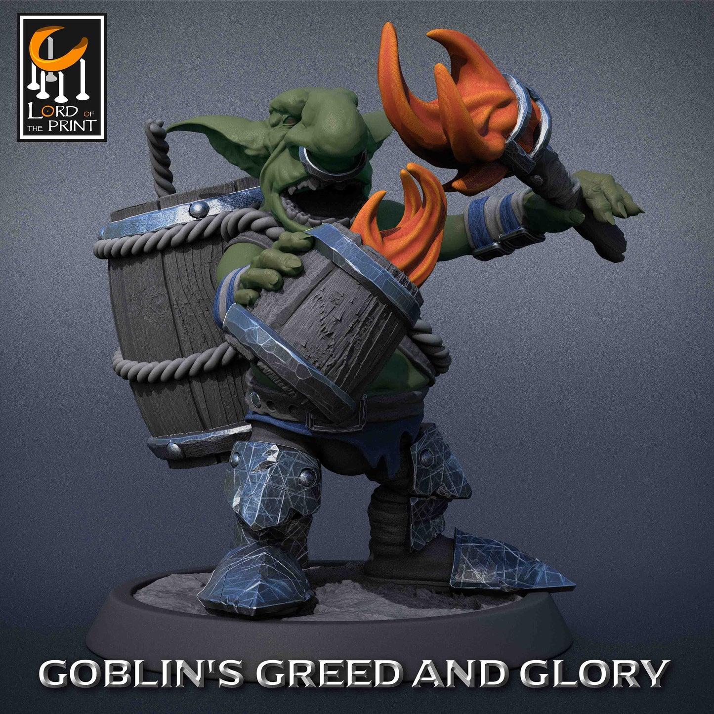 Goblin Party - 7 Lord of the Print Miniatures | Dungeons & Dragons | Pathfinder | Tabletop