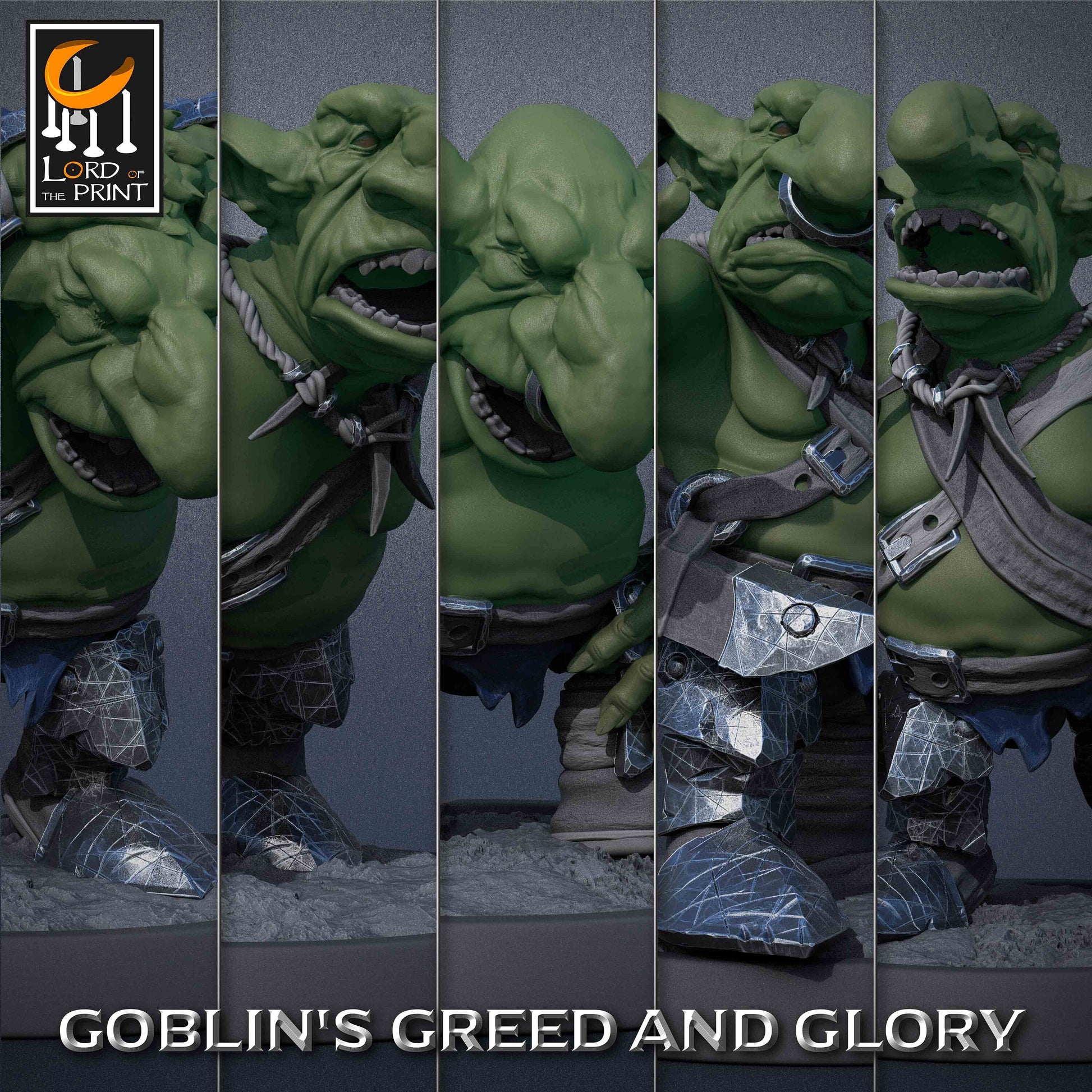 Goblin - Lord of the Print Miniature | Dungeons & Dragons | Pathfinder | Tabletop