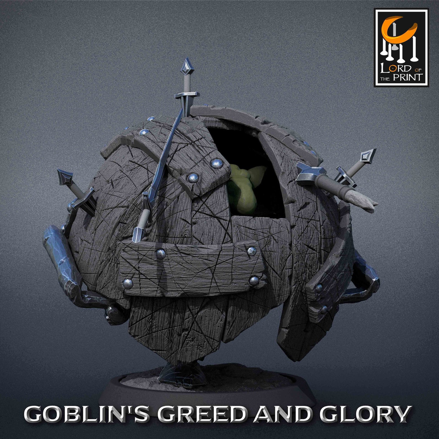 Goblin Tank - Lord of the Print Miniature | Dungeons & Dragons | Pathfinder | Tabletop