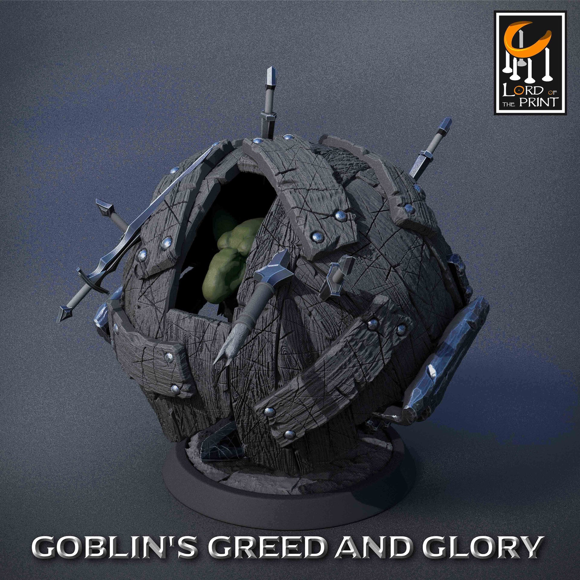 Goblin Tank - Lord of the Print Miniature | Dungeons & Dragons | Pathfinder | Tabletop