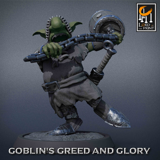 Goblin Monk B - Lord of the Print Miniature | Dungeons & Dragons | Pathfinder | Tabletop