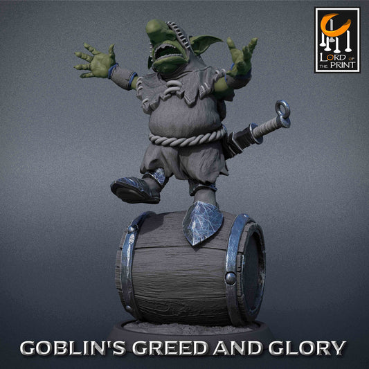Goblin Monk A - Lord of the Print Miniature | Dungeons & Dragons | Pathfinder | Tabletop