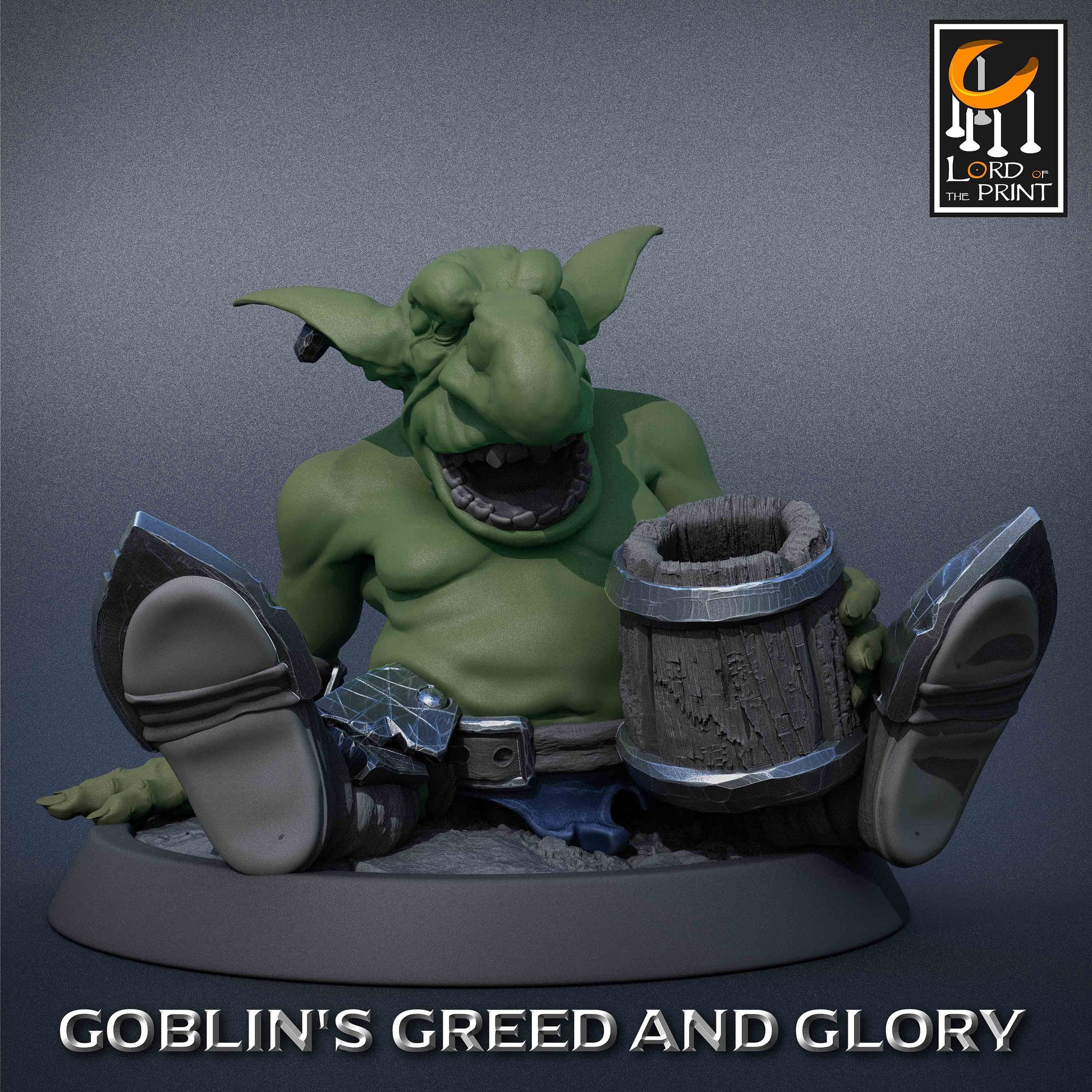 Goblin Party - 7 Lord of the Print Miniatures | Dungeons & Dragons | Pathfinder | Tabletop