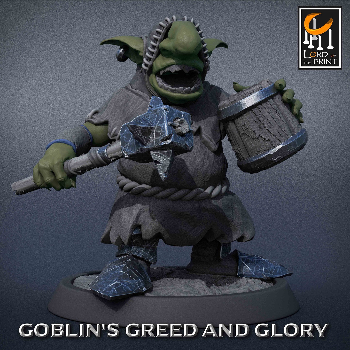 Goblin Party - 7 Lord of the Print Miniatures | Dungeons & Dragons | Pathfinder | Tabletop