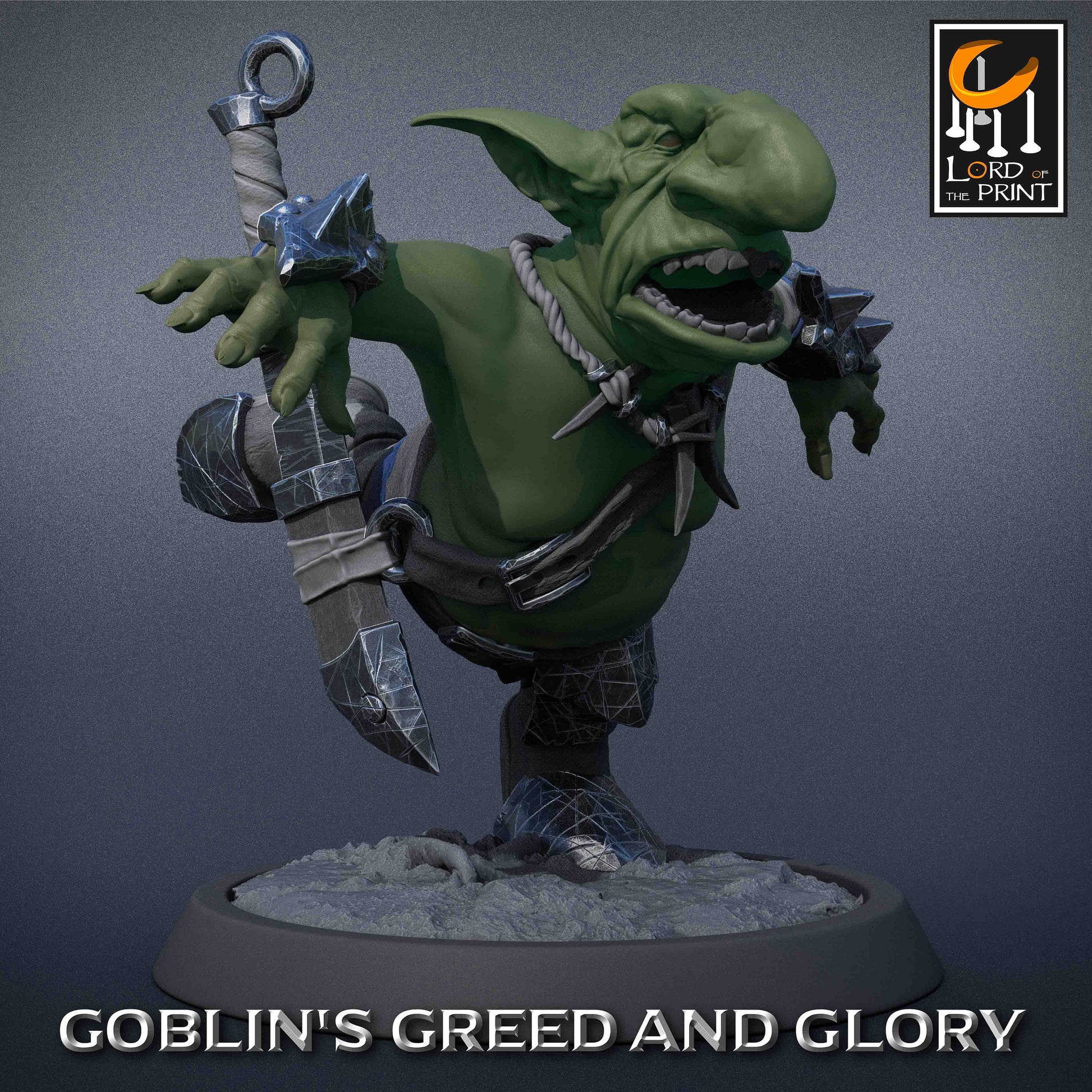 Goblin - Lord of the Print Miniature | Dungeons & Dragons | Pathfinder | Tabletop