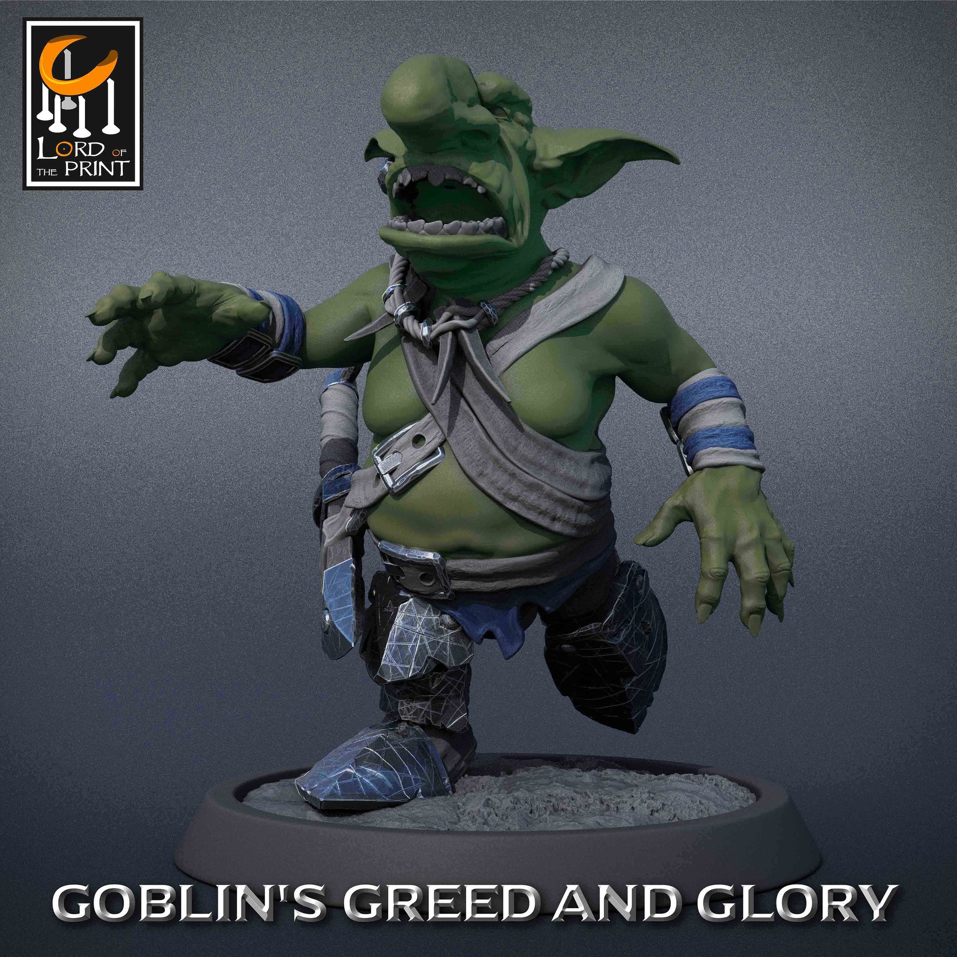 Goblin - Lord of the Print Miniature | Dungeons & Dragons | Pathfinder | Tabletop