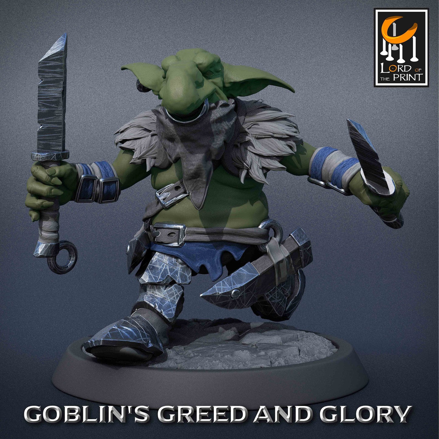 Goblin Rogue - Lord of the Print Miniature | Dungeons & Dragons | Pathfinder | Tabletop