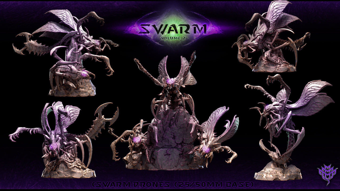 Swarm Drone - Mini Monster Mayhem Printed Miniature | Dungeons & Dragons | Pathfinder | Tabletop
