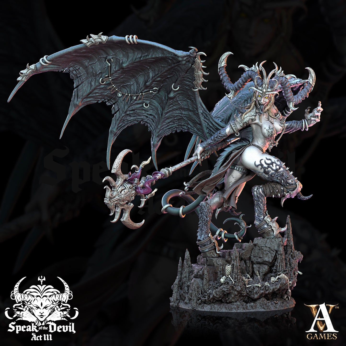 Illyra Vash Painted Model - Archvillain Games Miniature | Dungeons & Dragons | Pathfinder | Tabletop
