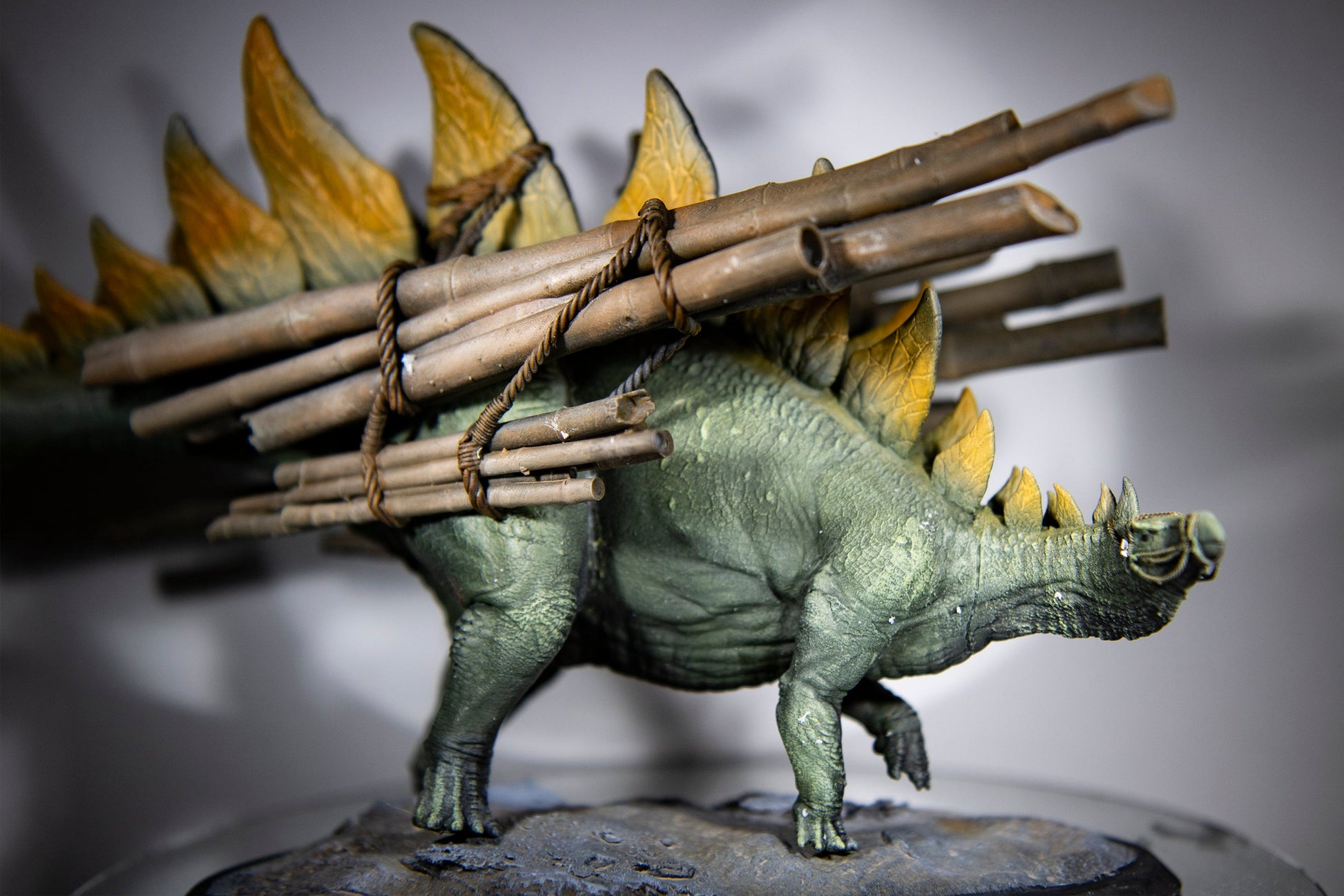 Stegosaurus Painted Model - Lord of the Print Miniature | Dungeons & Dragons | Pathfinder | Tabletop