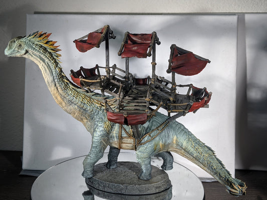 Long Necked Sauropod Painted Model - Mini Monster Mayhem Printed Miniature | Dungeons & Dragons | Pathfinder | Tabletop