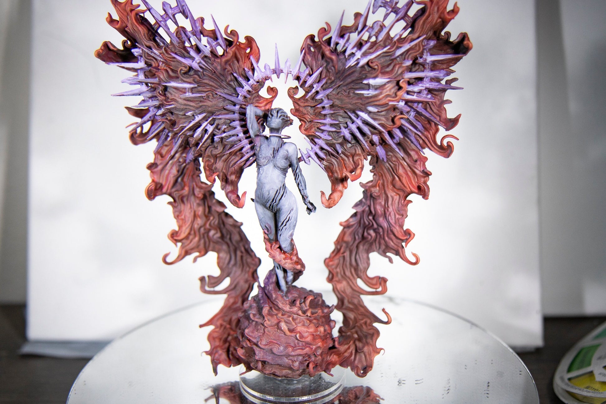 Angel, Solar Eclipsed Celestial - Mini Monster Mayhem Printed Miniature | Dungeons & Dragons | Pathfinder | Tabletop