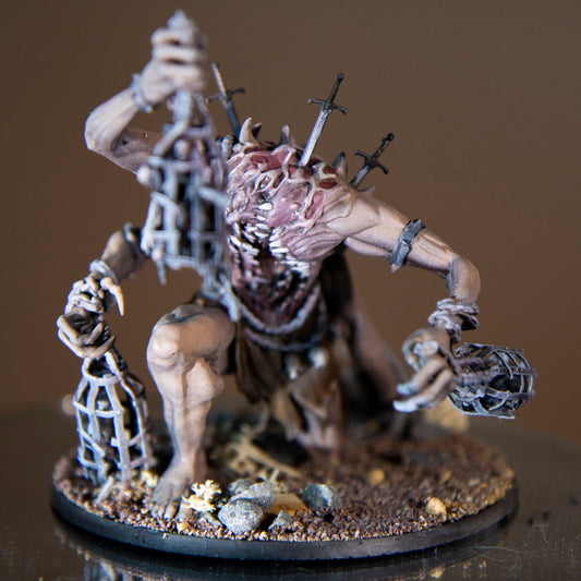 Horror Bearer Painted Model - Great Grimoire Printed Miniature | Dungeons & Dragons | Pathfinder | Tabletop