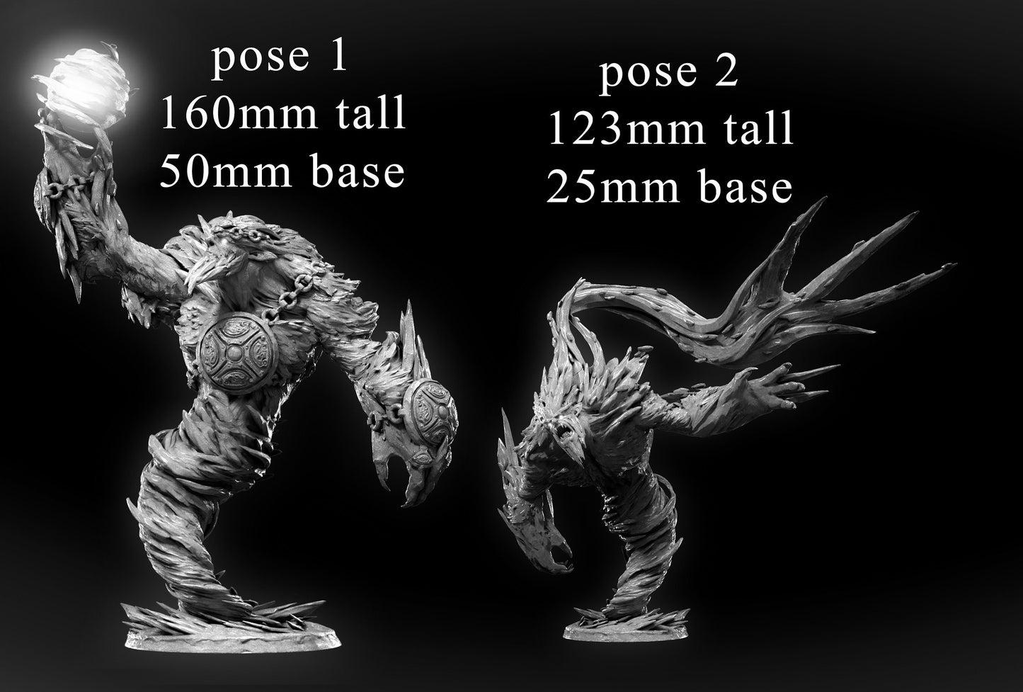 Ancient Frost Djinn - Mini Monster Mayhem Printed Miniature | Dungeons & Dragons | Pathfinder | Tabletop