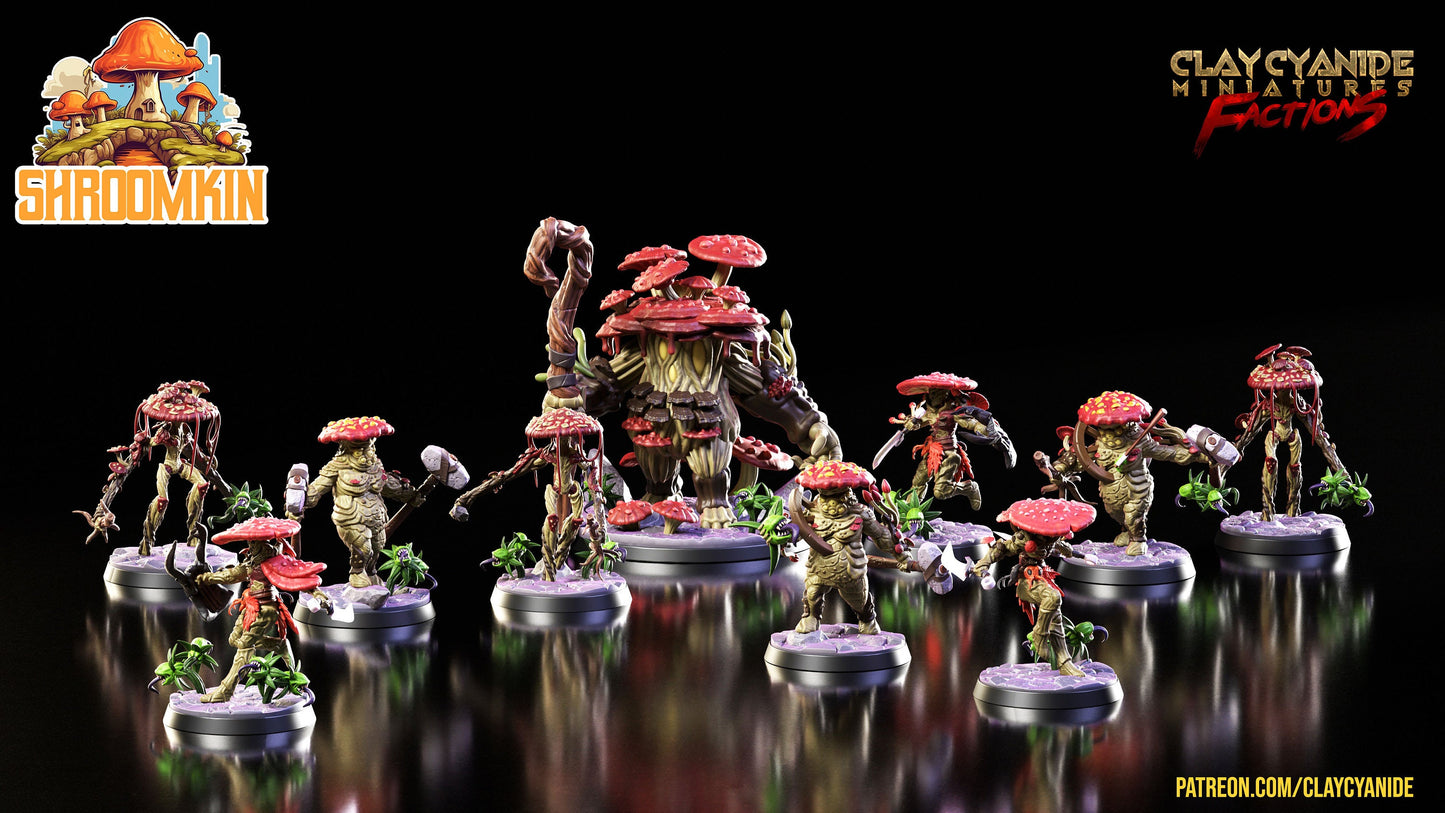 Toadsteel - Clay Cyanide Printed Miniature | Dungeons & Dragons | Pathfinder | Tabletop