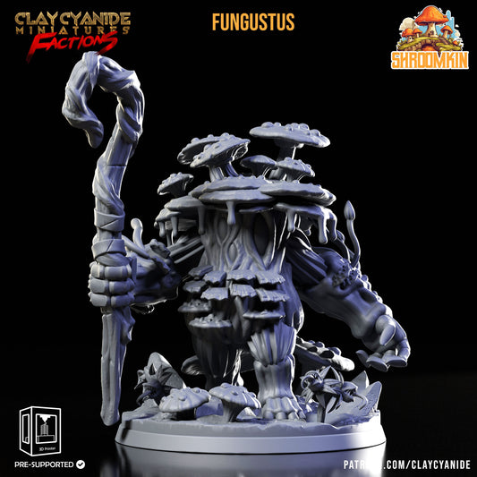 Fungustus - Clay Cyanide Printed Miniature | Dungeons & Dragons | Pathfinder | Tabletop