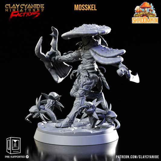 Mosskel - Clay Cyanide Printed Miniature | Dungeons & Dragons | Pathfinder | Tabletop