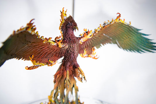 Phoenix Painted Model - Mini Monster Mayhem Printed Miniature | Dungeons & Dragons | Pathfinder | Tabletop